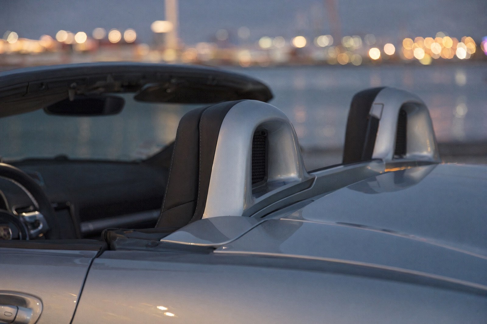 Détail cockpit Porsche 718 Boxster, location Motors Line Saint-Tropez